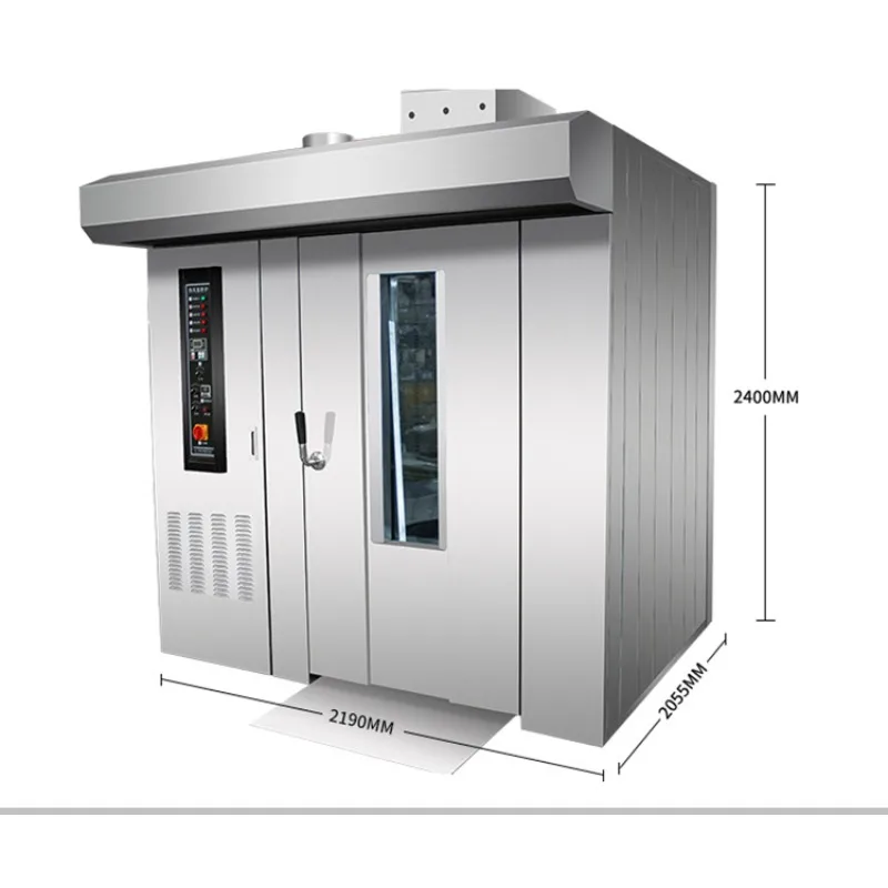 Sanmai Lar Commercial Oven Trolley Stove With Hot Air Circulation Rotary Furnace For Bread Bakery Restaurant Home Use