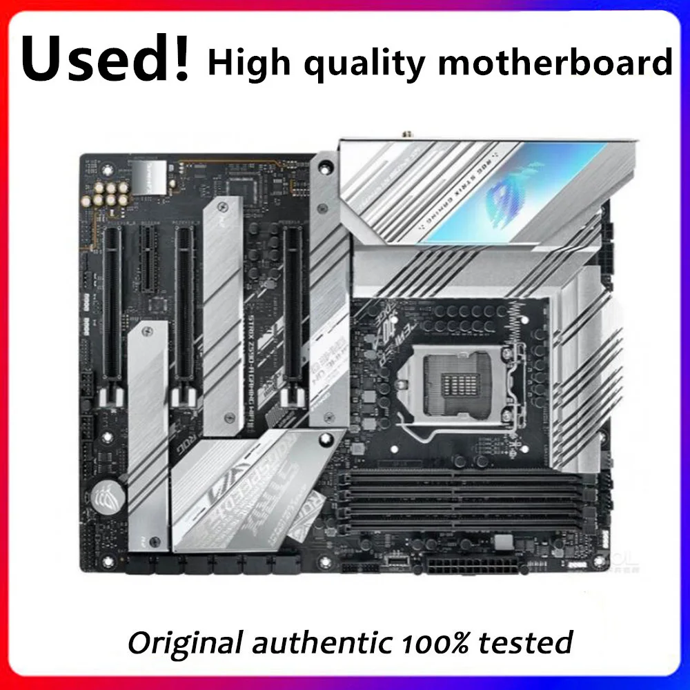 Used For Asus ROG STRIX Z590-A GAMING WIFI Original Desktop Z590 DDR4 PCI-E4.0 Motherboard LGA 1200 Support i9 11900K 11th