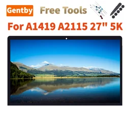 Original A1419 A2115 5K 27-inch LCD Display LM270QQ1 SDA1 SDA2 SDA3 SDB1 SDB2 SDC1 SDC2 SDE1 SDD1 SDF1 UHD For iMac + Free Tools