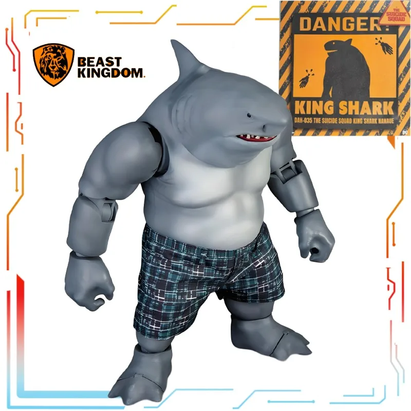Beast Kingdom Original 1/9 Finished Product Movable Exquisite Proportion Doll Shark King Anime Toys Model Festival Gift for Boys