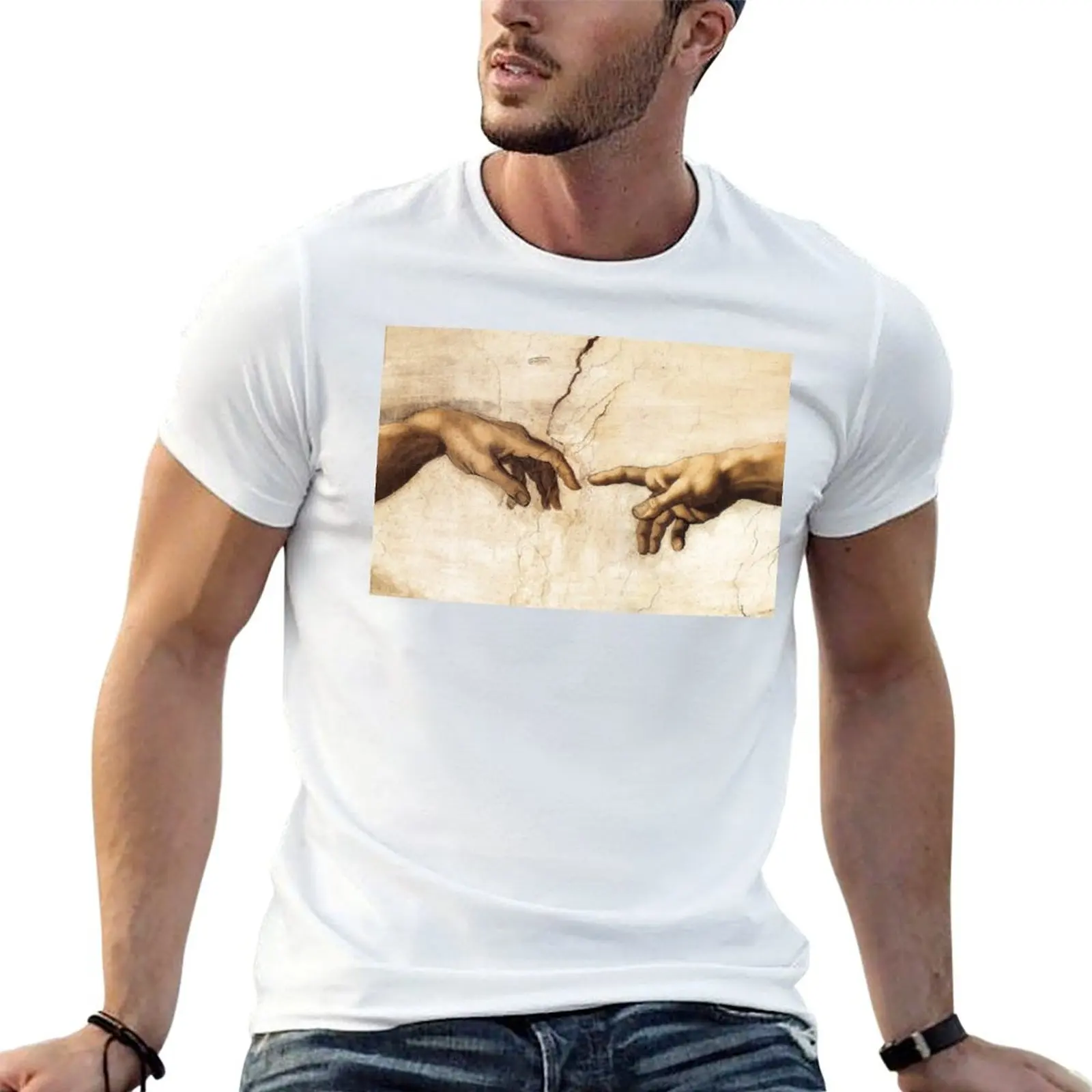 

Creation of Adam T-Shirt t shirts for man pack cotton anime t shirts for man T-Shirt