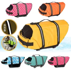 Dog Life Jacket Dog Life Vest for Swimming Boating Adjustable Puppy Pet Life Jacket Buoyancy Cat Dog Swimming Vest for Cats Dogs