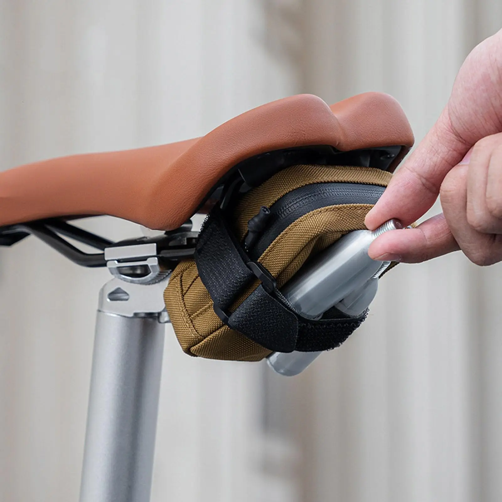Fahrrad-Satteltaschen für unter dem Sitz, Gepäckträgertaschen für Fahrräder, Fahrrad-Untersitz-Aufbewahrung – Detail 3