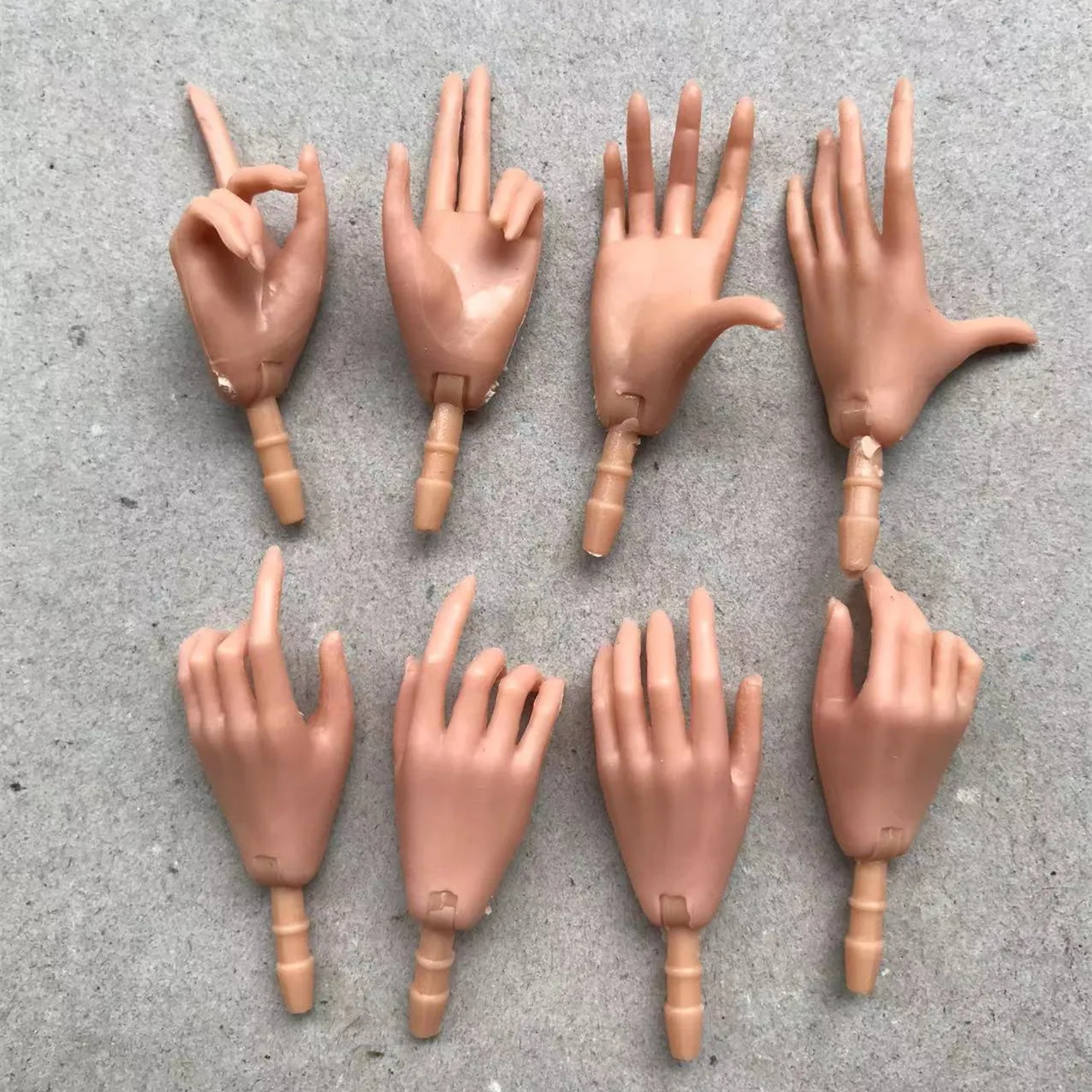 Universal Doll Hands With Different Gesture Use For All 1/6 Dolls DIY Doll Dressing Accessories MENGF Quality Doll Parts Decors