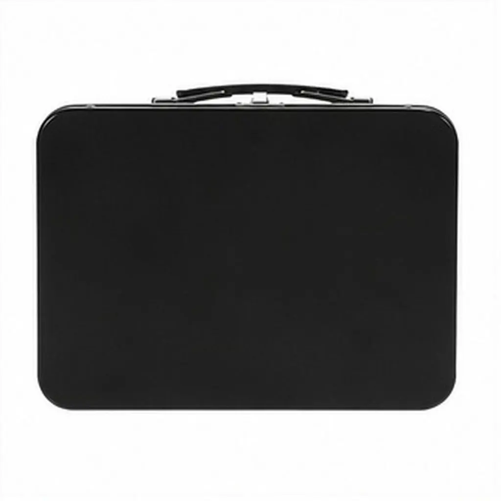 Portable Metal Lunch Box Tinplate Construction Sealed Flip Lid Lock Catch Vintage Keepsake Tin Storage Container for Food