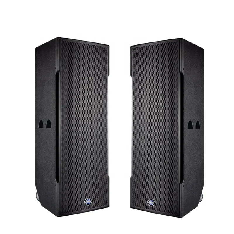 2024 Best 750W High Power Dual 15 Inch Subwoofer Outdoor Sound Passive System 2.0 Professional Stage Concert Speaker