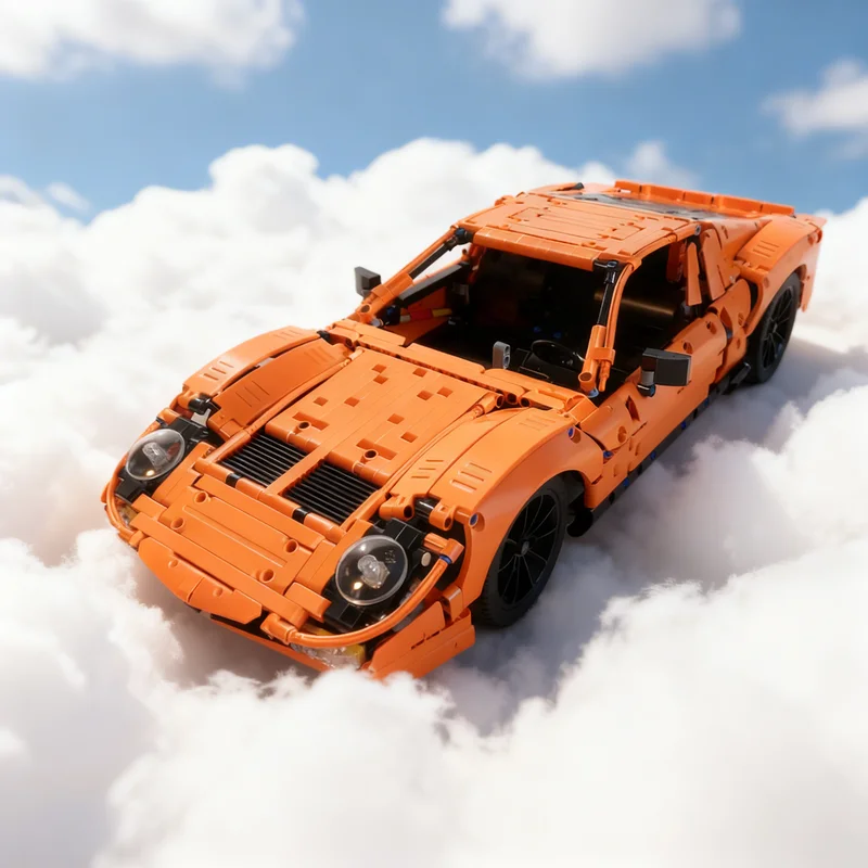 

2086 деталей MOC Lamborghini Miura SV B: Технический конструктор, креативный подарок, DIY-декор для взрослых и детей, премиум-класс, для рабочего стола