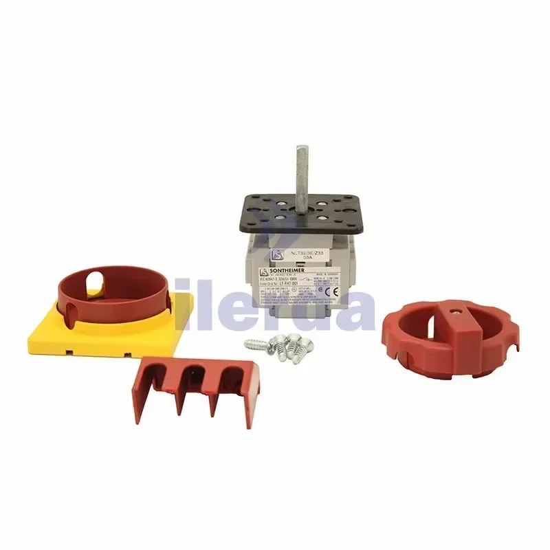 ドイツ輸入ロードアイソレーションスイッチ、赤と黄色のハンドル付き NLT32 3E Z33