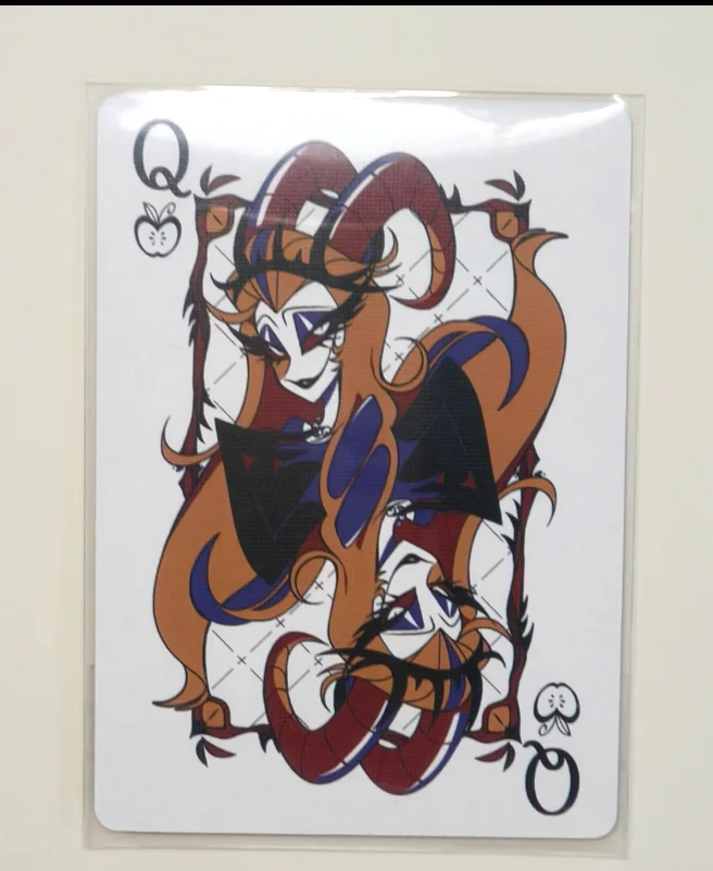 Anime figure Niffty Alastor Husk Vox Husk Lucifer cosplay Cartoon small card Collection card Accessories ornament birthday gift - view 5