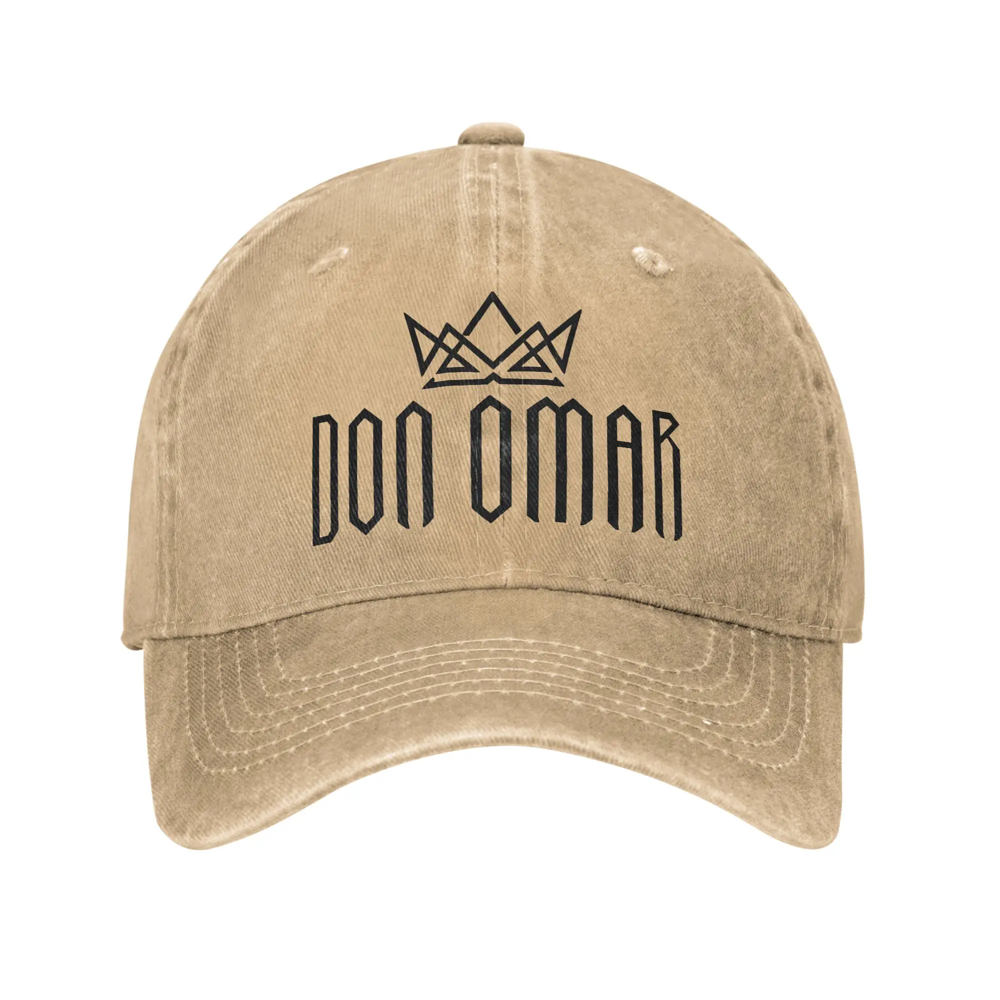 Washed Baseball Cap Rapper Don Omar The Last King Tour 2026 Summer Hip Hop Hats For Unisex Men  Outdoor Gym Sun Baseball Caps