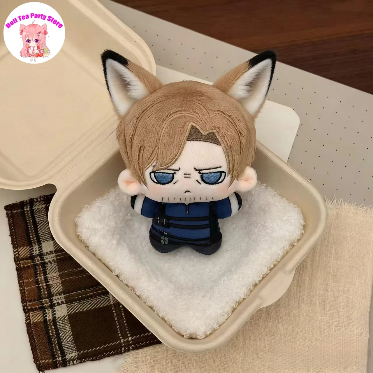 Anime Attributes Kawaii Plush Stuffed Cotton Doll Starfish Body Toys Doll Pendant Cosplay Fans Bag Key Chian Plushie