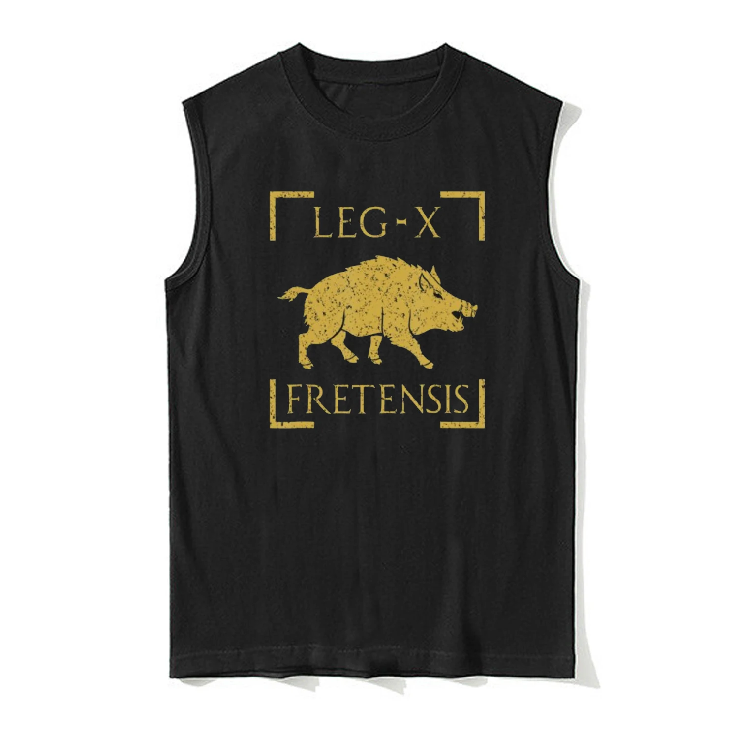 Legio X Fretensis Vexillum Boar Emblem Roman Legion Vests New 100% Cotton O-Neck Tanktop Summer Casual Mens Sleeveless T-shirt