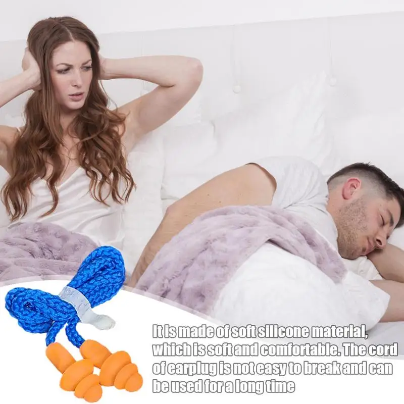 Zatyczki do uszu do pływania silikonowe zatyczki do uszu choinki kolorowe zatyczki do uszu do nauki podróżne przenośne zatyczki do uszu do pracy