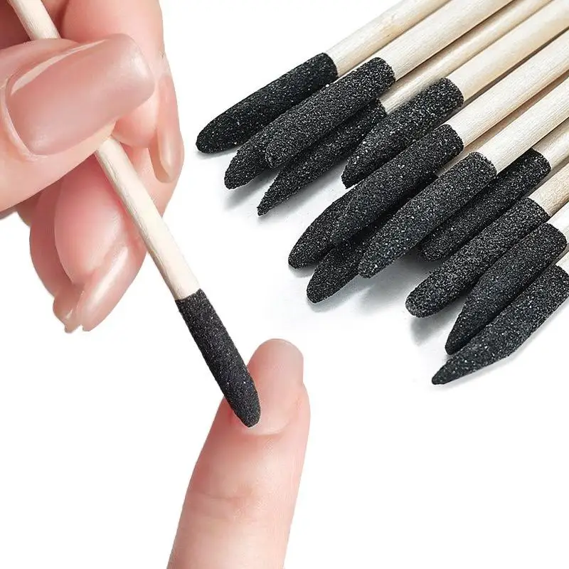 20pcs Dual Purpose Sanding Sticks Precision Frosted Tips Flat Head For Crafts Model Making