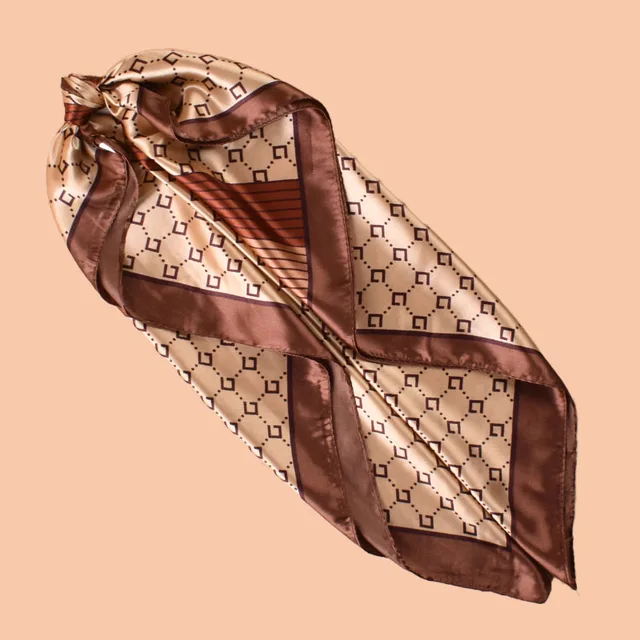 1PC Women's Summer Beach Accessory Fashion Satin Square Scarf 90*90inch Multi-use Headscarf Party Use Versatile Hair Towel 6 1PC Women's Summer Beach Accessory Fashion Satin Square Scarf 90*90inch Multi-use Headscarf Party Use Versatile Hair Towel 6