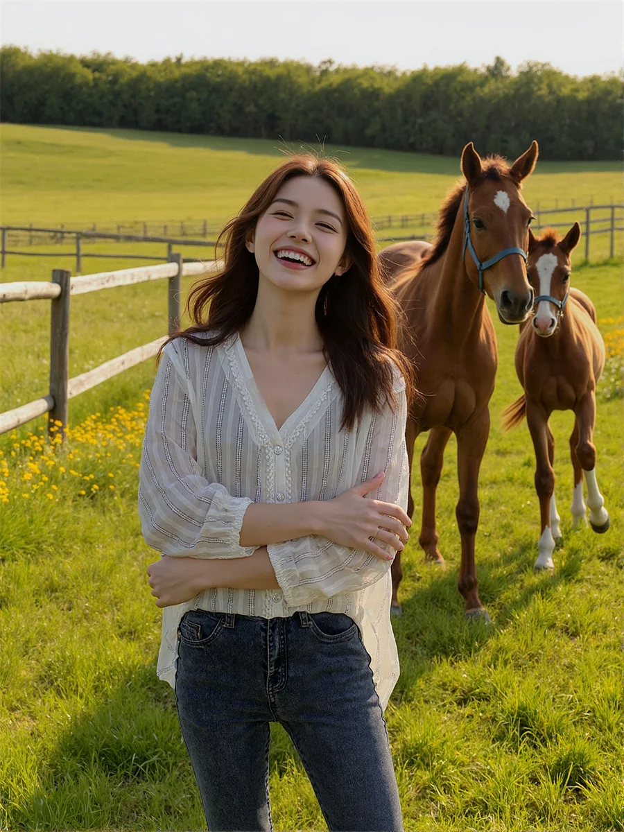 Long Lantern Sleeve Women Elegant Shirts Pearls Beading Slash Neck Off-Shoulder Sexy Design Fashion Chic Casual Lady Blouses