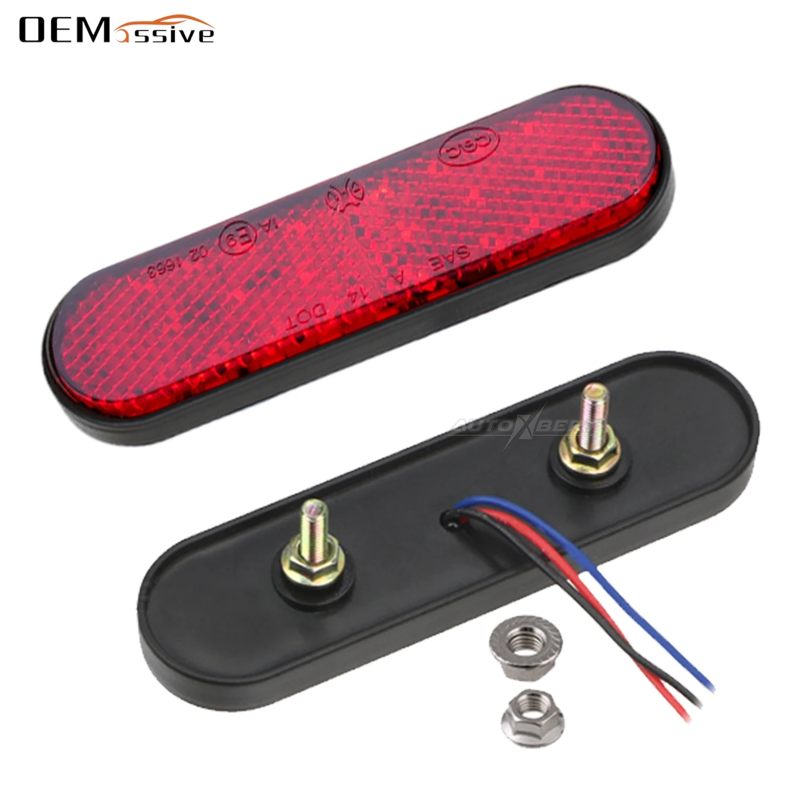 �y�Z�[�����z2�� ���j�o�[�T��LED 12V 24V �u���[�L�X�g�b�v���C�g �e�[���h���C�r���O���t���N�^�[ ATV �I�t���[�h�o�C�N �V�O�i�������v �A�N�Z�T���[ �g���b�N �g���[���[