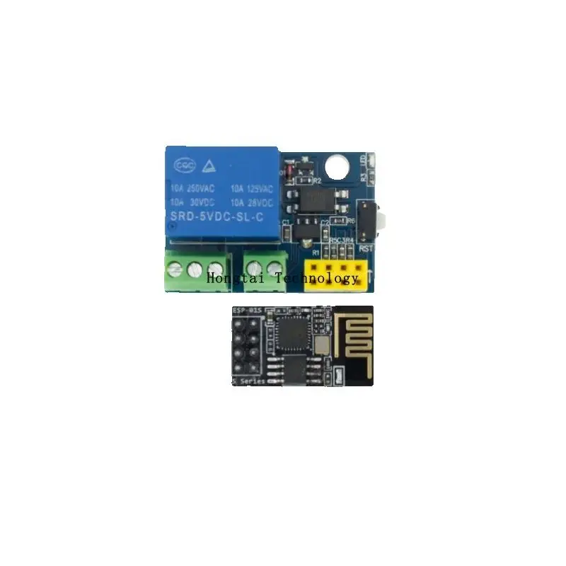 ESP8266 ESP-01S 10A 3V-5V Relay WIFI Smart Remote Control Outlet Switch ESP-01S Module