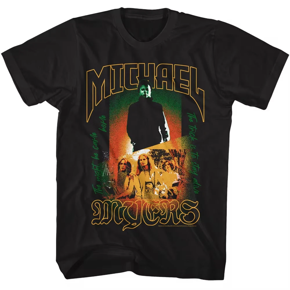 2026 Neues Halloween Michael Myers Horrorfilm-Print Baumwoll-Kurzarm-T-Shirt für Herren und Damen, Sommer Vintage Streetwear – Detail 7