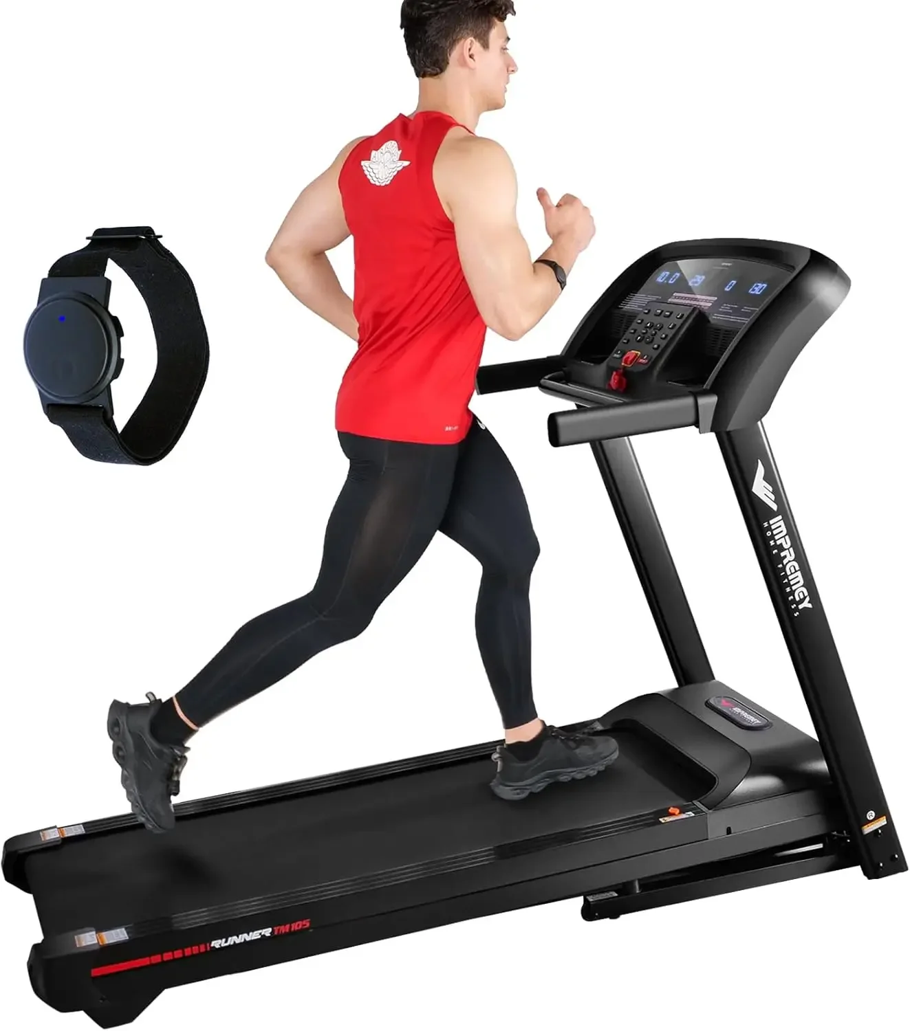 Folding Treadmill with Auto Incline 15%, 3.5HP, 350 Lb Capacity, 11 MPH, 50