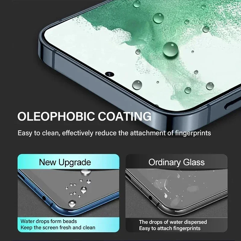 2PCS Fingerprint Unlocking Tempered Glass For Samsung Galaxy S24 Ultra S23 S21 S20 FE S24 S23 S22 Plus Glass Screen Protector image 4