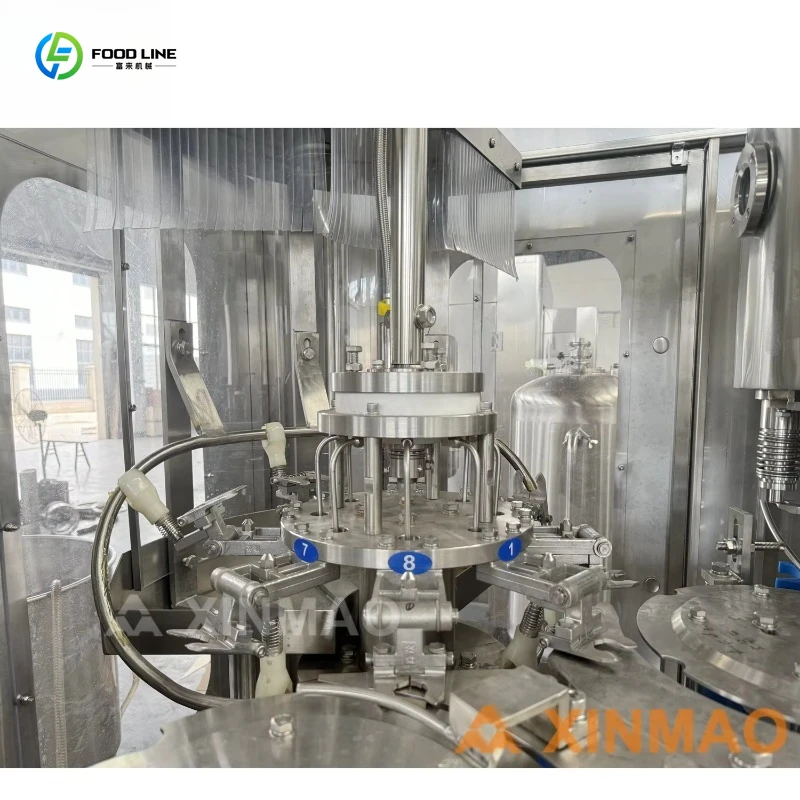 Customized Orange Juice Bottling 3 In 1 Automatic Filling Capping Machine Room Temperature Production Line