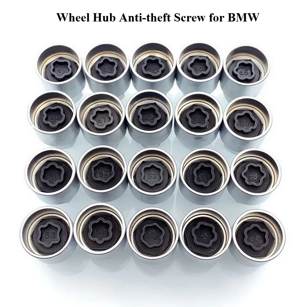 

Car Tire Anti-theft Wheel Bolt Lock Nut Key Adapter Sleeve Disassembly Repair Tools For BMW ALL F10 X4 X5 X6 Z4