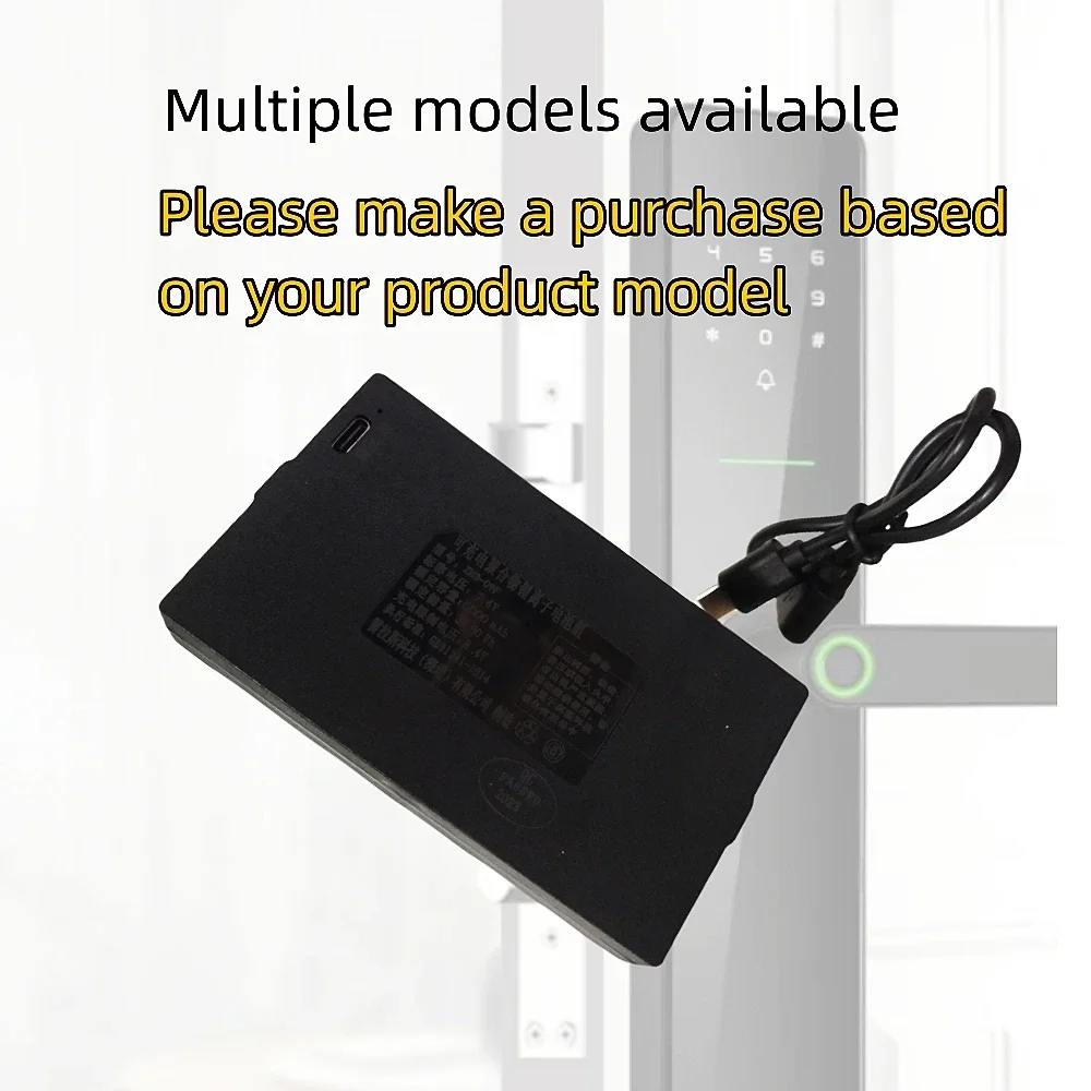 7.4V 5000mAh Rechargeable Lithium polymer battery Suitable for Xiaomi Smart Password Face Fingerprint Recognition Door Lock