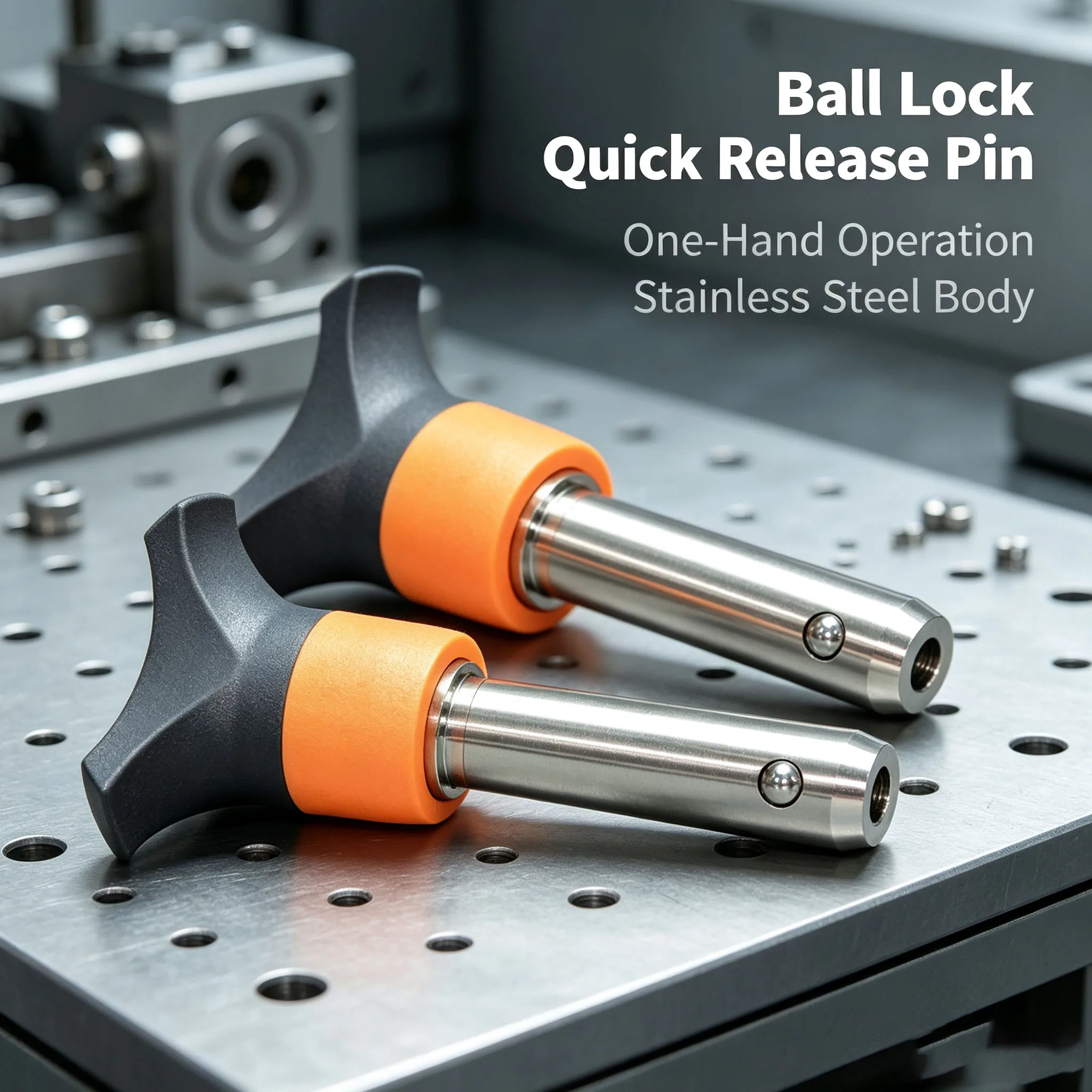 1Pc Stainless Steel Ball Lock Quick Release Pin Button Type Detent BLPMI Locating Fastener Pin Dia 5mm to 16mm for Hardware
