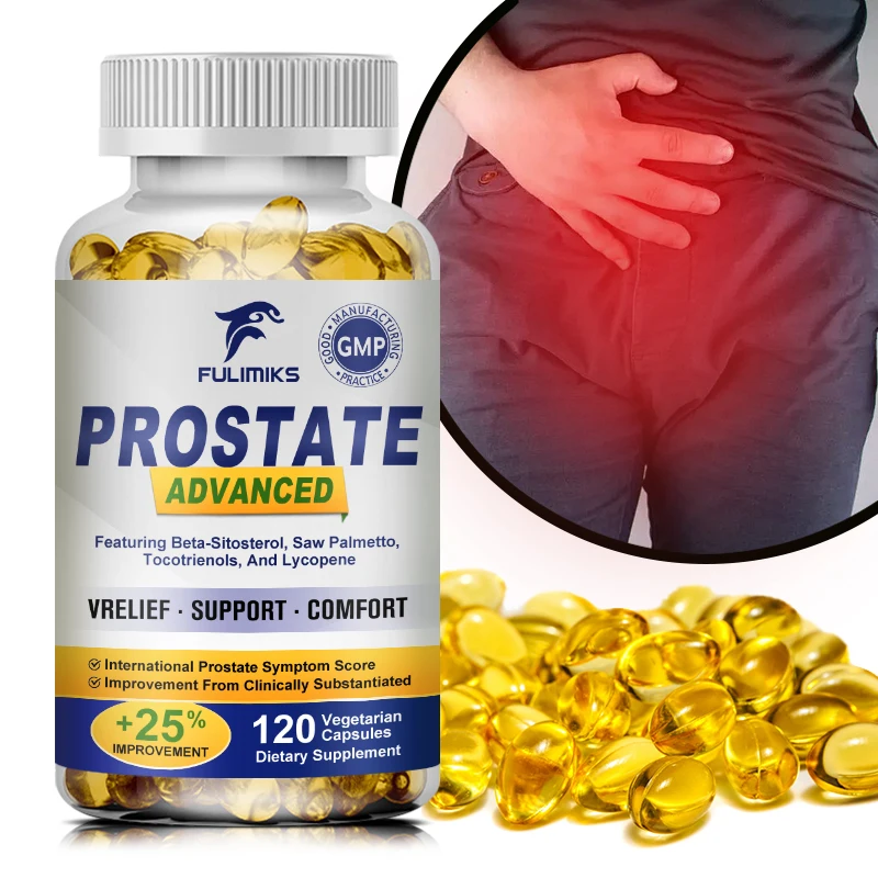 Prostate - Men's Health Supplement, Reduce Nighttime Bathroom Trips, Relieve Frequent Urination