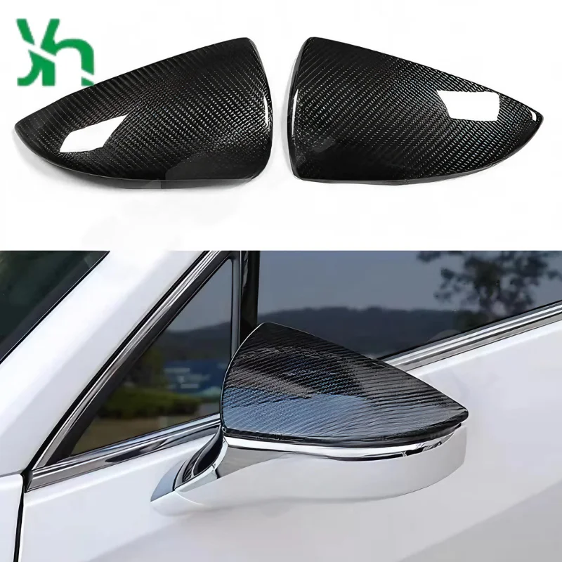 M-نوع ديلوكس ألياف الكربون غطاء مرآة جانبية لكزس ES هو LS LC UX RC صحيح الكربون الخارجي ملحق مرآة الرؤية الخلفية