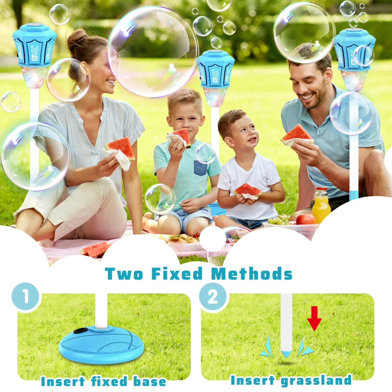 Remote Control Street Light Style Electric Bubble Blower Freely Adjustable Height Bubble Making Toy for Wedding Birthday image 6