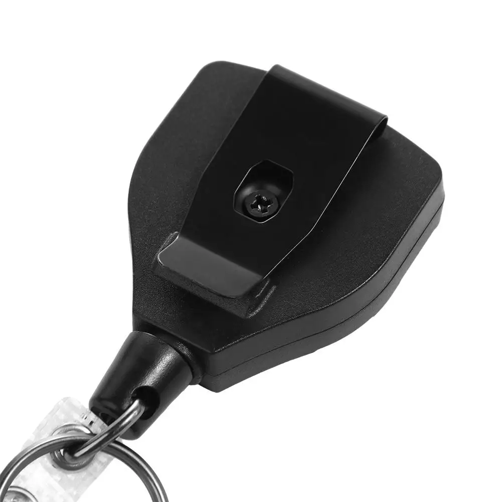 

Supplies Metal ID Lanyard Badge Holder Name Tag Anti-theft Badge Reel Easy-to-pull Buckle Retractable Key Ring ID Card Holder