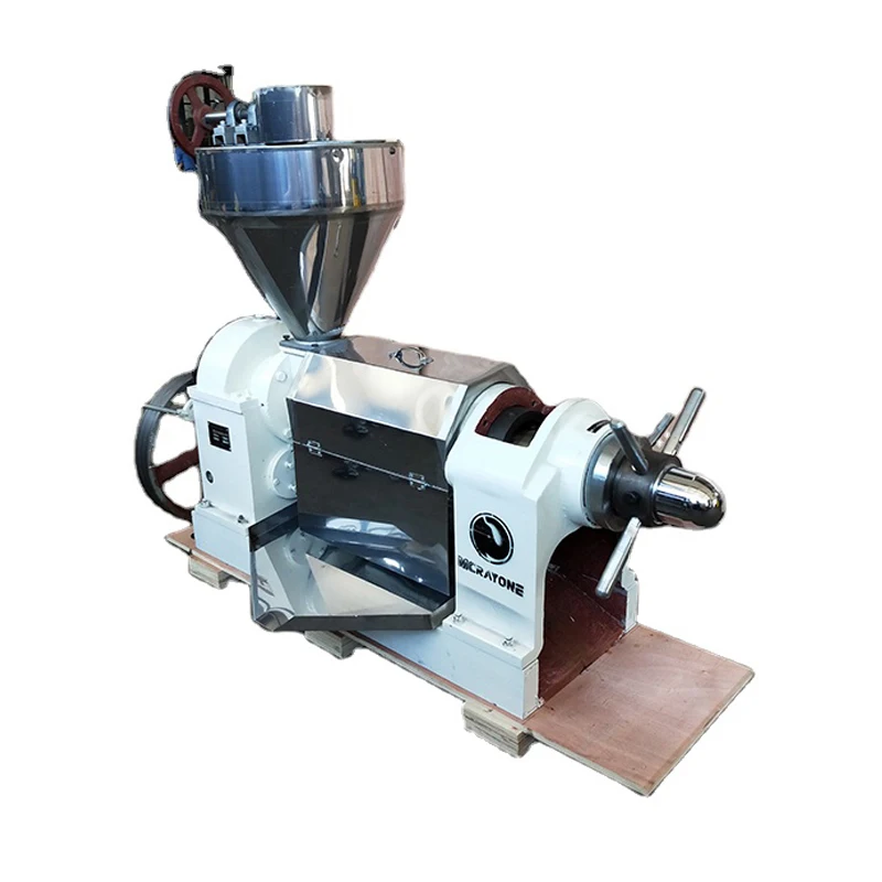 آلة صنع زيت الطبخ شبه الأوتوماتيكية بالضغط البارد لآلة زيت بذور عباد الشمس واللوز وجوز الهند والكتان