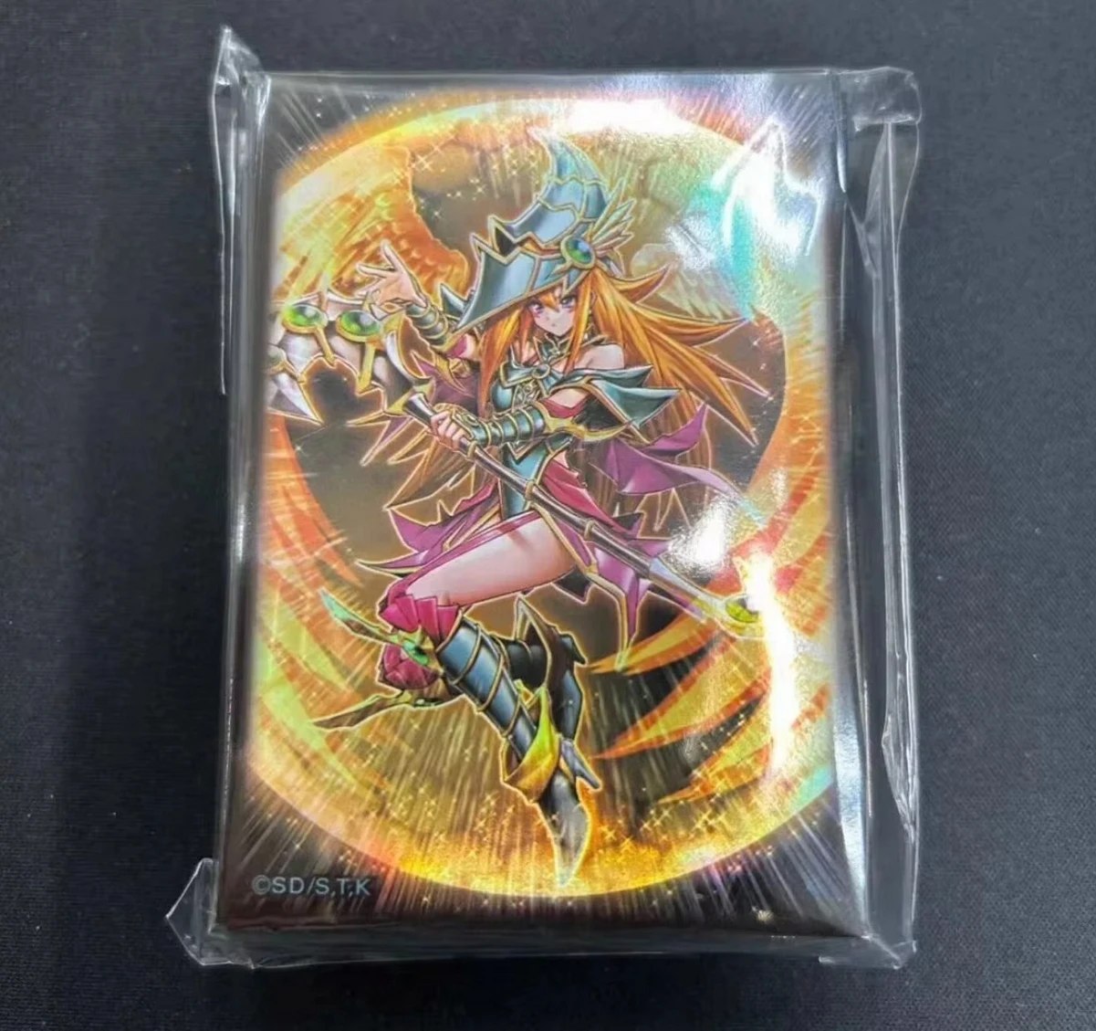 

100Pcs Yugioh Master Duel Monsters Dark Magician Girl Valkyria Collection Official Sealed Card Protector Sleeves