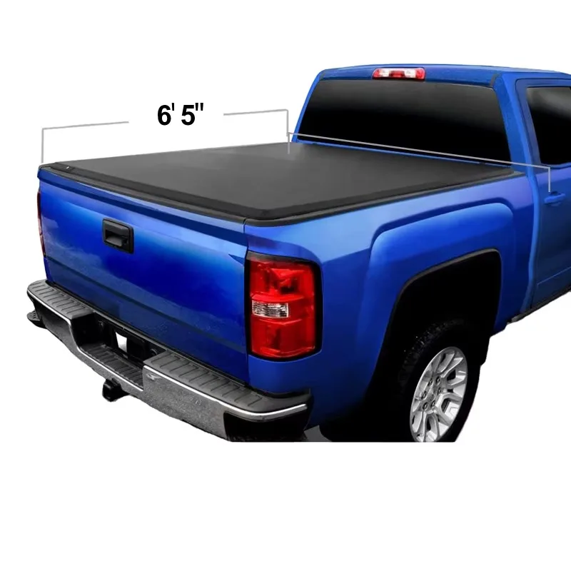 

Factory Outlet Made in China Soft Three-Fold Tonneau Cover for Toyota Tundra Hilux 2021