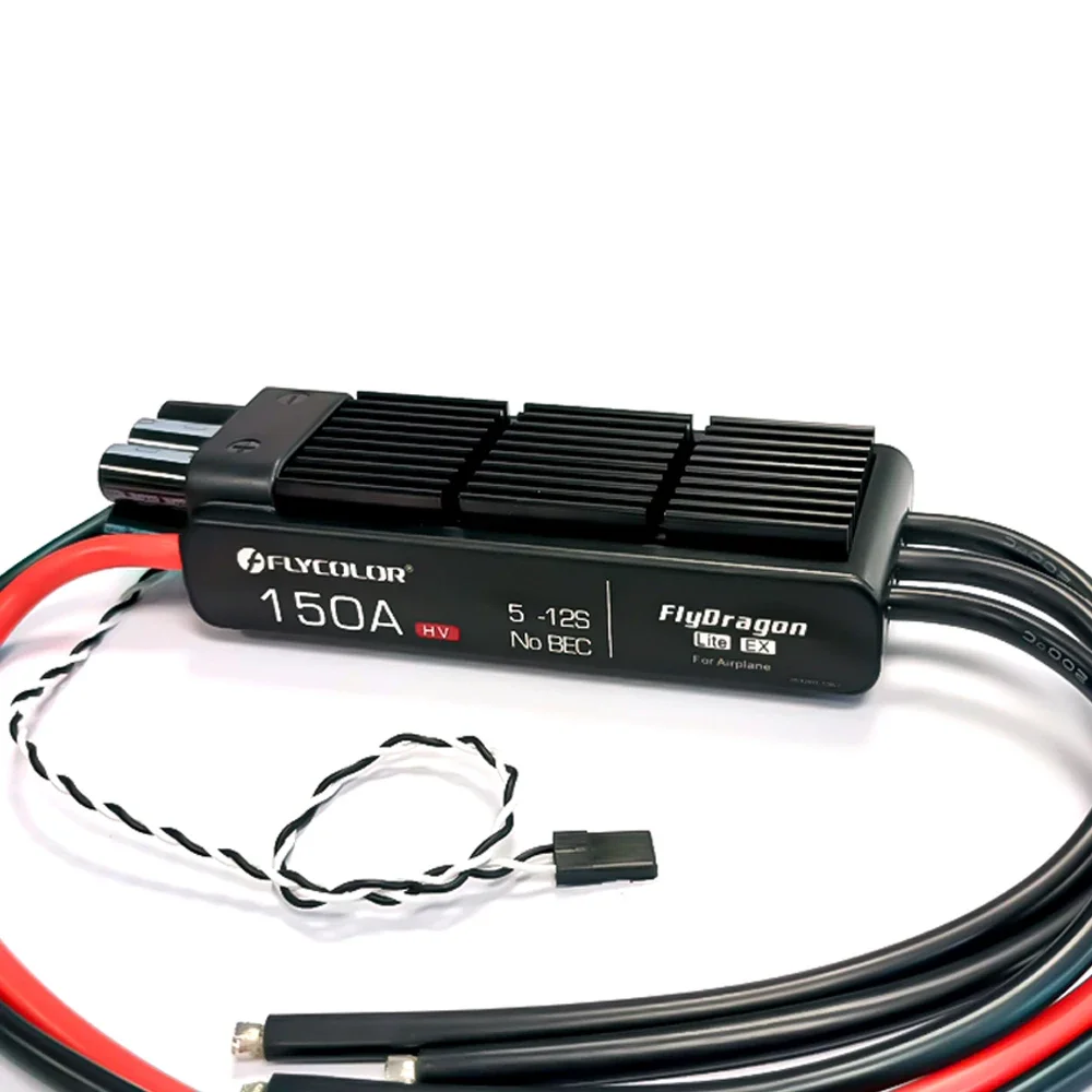 SkyDElFlycolor FlyDragon 150A 5-12S (NO BEC) ESC Brushless Electronic Speed Controller For Aircraft Models