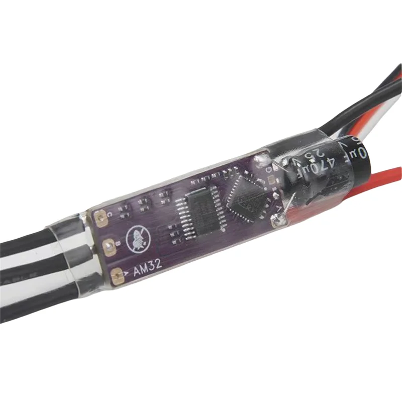 GROCE-AM32 32-Bit ESC 2-4S Enhanced Version 40A Speed Controller With 5V2A BEC Module For RC Crawler Drone Brushless Motors