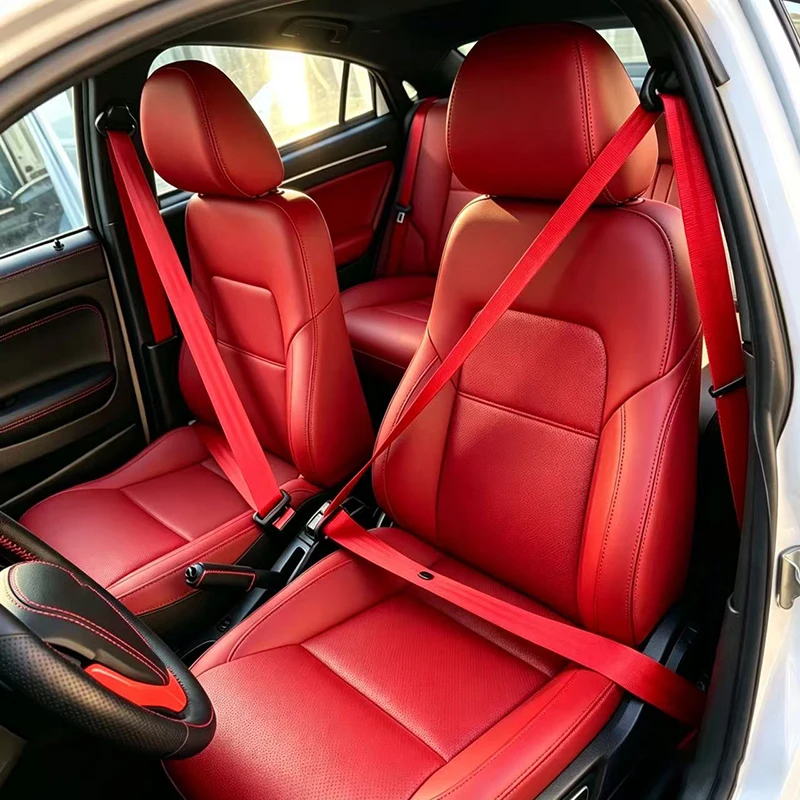 1 Stück Universeller Auto-Sicherheitsgurt DIY Hüftgurt Auto Hochfester Polyester-Sicherheitsgurt Mehrfarbiger Sicherheitsgurt Auto-Zubehör – Detail 14