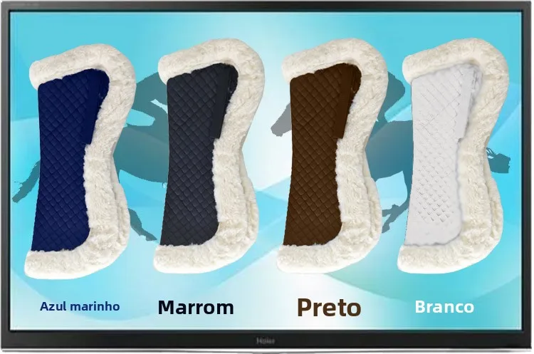 sheep-velvet-saddle-balance-pad-shock-absorption-buffer-pad-equestrian-sports-equine-equipment-saddle-pads