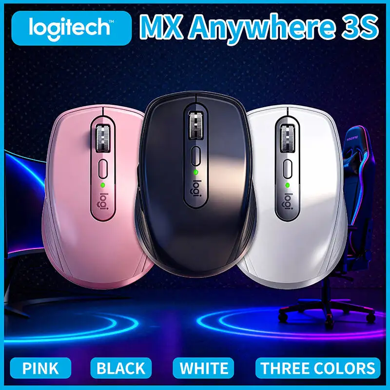

New Logitech MX Anywhere 3S, High-Precision 8K DPI Tracking, Ultra-Quiet Buttons, Works Anywhere