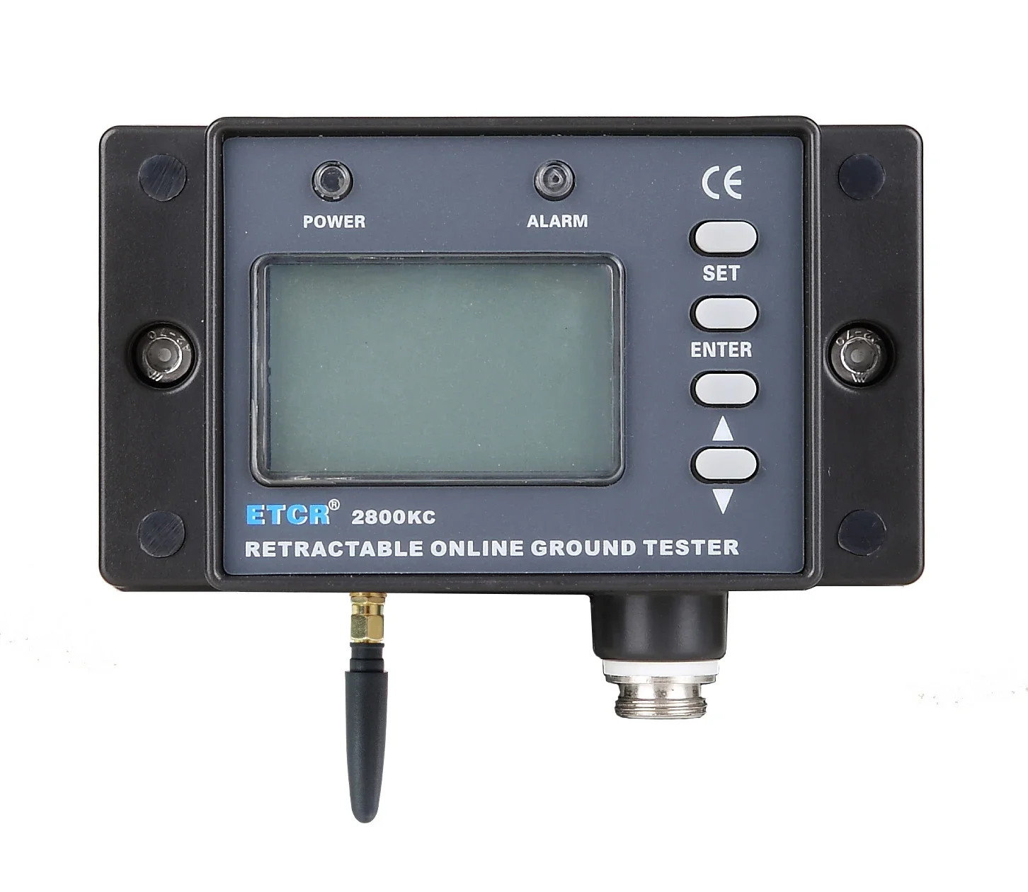 VLUUKE VK2800KC Digital Only Non-contact Grounding Earth Resistance Tester IP54 Waterproof 4-digit LCD RS485 Protocol Alarm