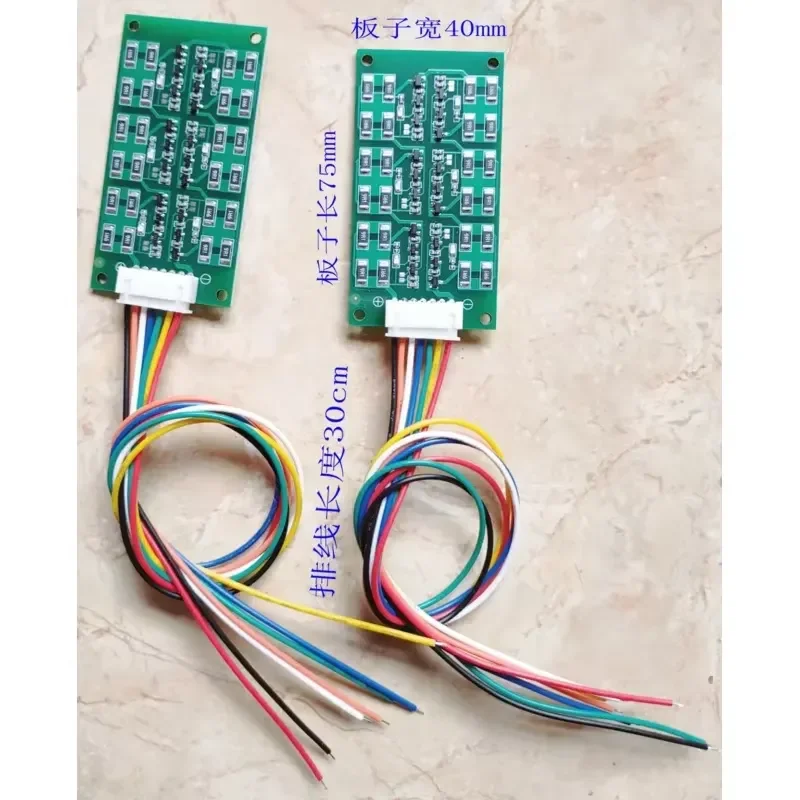6S Super Capacitor Protection Board Equalizer Balancing Module for 6 Series Farad Capacitor Bank Energy Storage System DIY