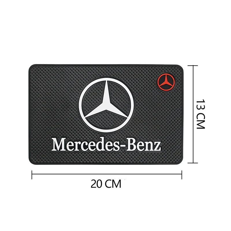 Car Non Slip Pad PVC Dashboard Phone Sunglasses Holder For Mercedes Benz AMG class A B C E S W203 W205 W206 W220 W211 W212 W201