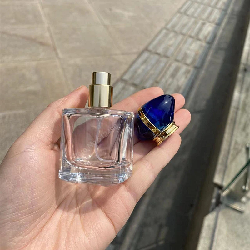 30ml 50ml transparente Parfüm flaschen Reisetasche Glass prüh flaschen leere Flaschen Nebel Sprüh flasche Spender Zerstäuber – Detail 4
