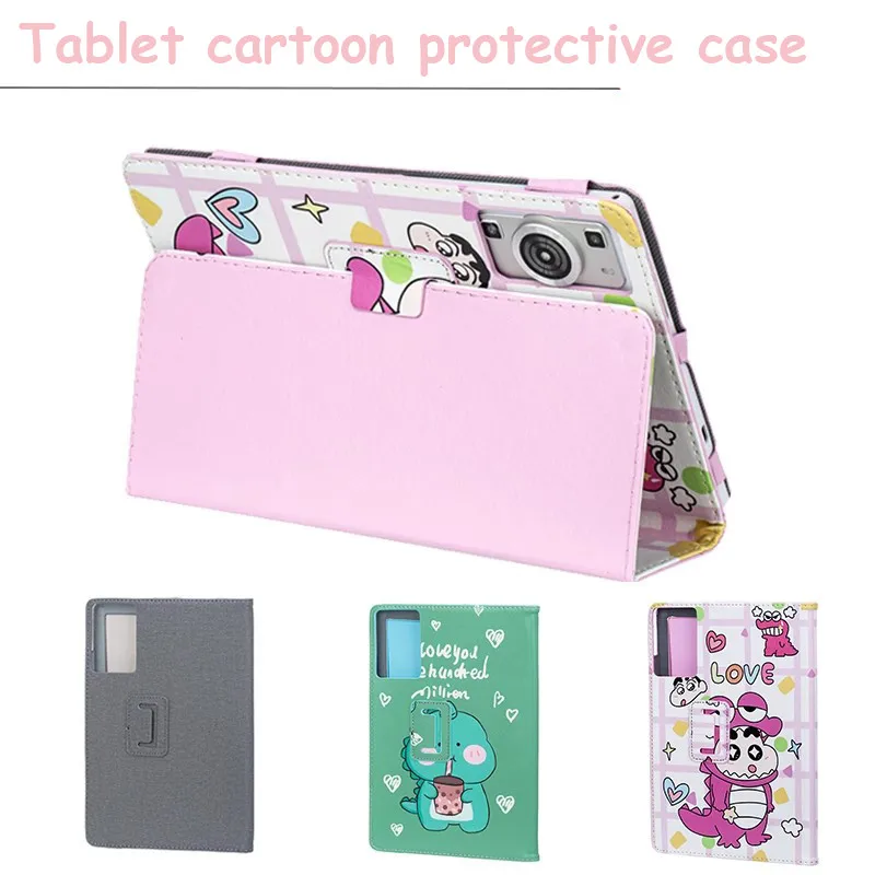 

Cartoon Tablet Case For Tecno Megapad 11 11inch 2024 Ultra Thin PU Leather Folding Stand Full Protective Cover