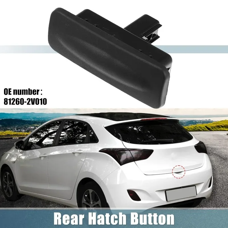 81260-A5000 Trunk Tailgate Handle Release Switch Rear Door Hatch Liftgate Latch Button Switch for Hyundai Elantra GT 2013-2017