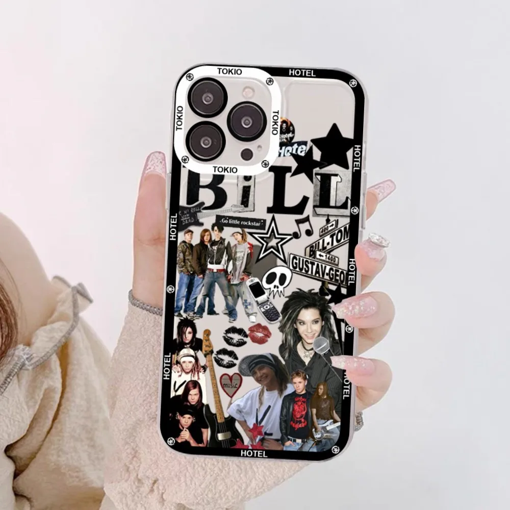 Singer Tom Bill Kaulitz Tokio Hotel Phone Case Samsung S20 S21 S22 S23 lite plus ultra Clear Mobile Cover Funda