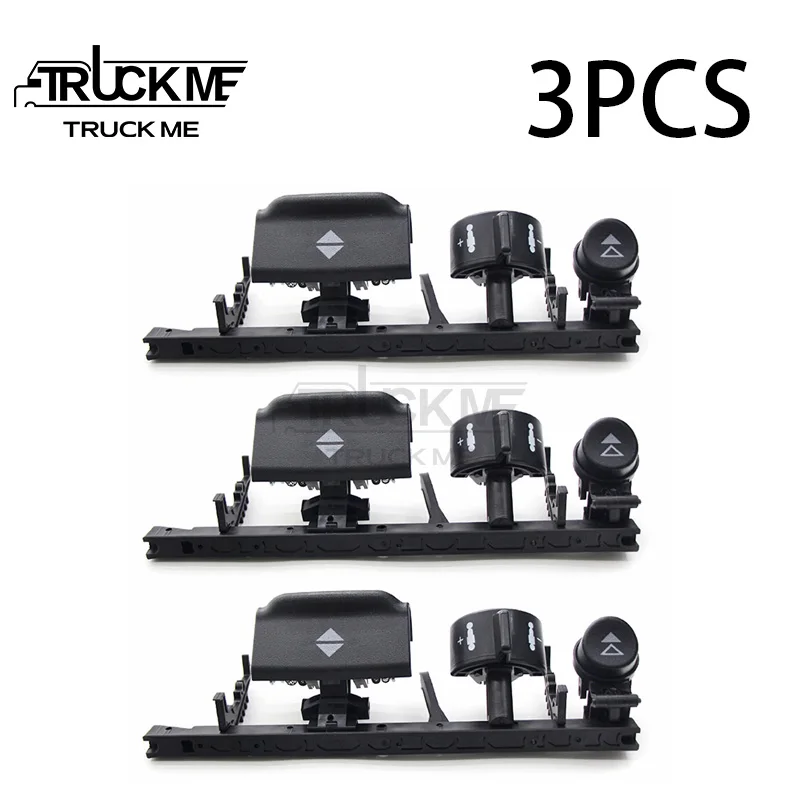 

3PCS/BOX Truck Seat Adjustment Button Switch for Grammer 90.6 and Sitrak 1145718