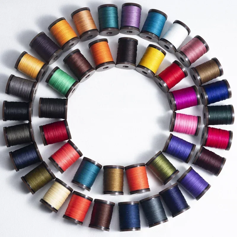Jewelry Handmade Braided Leather Crafts DIY Hand Sewing Multi-strand Woven Round Wax Thread Leather Craft 0.4/0.5/0.6mm